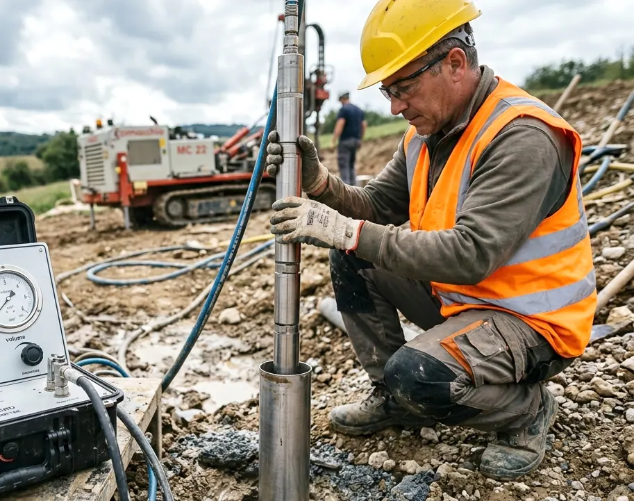 Étude de sol G2 AVP à Chambéry — bureau d'études géotechnique sur chantier